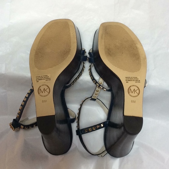 Michael Kors - Alexi studded wedges - sz 8M - Picture 5 of 5